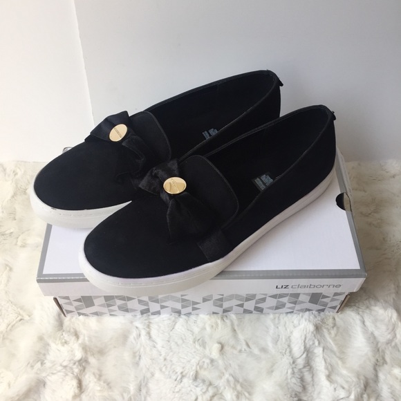 Liz Claiborne Shoes - NIB Liz Claiborne black slip on loafers